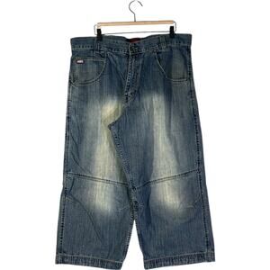 Vintage Mecca Wide Leg Denim Jeans 38